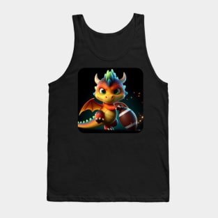 Rufie the Dragon - NFL Football #13 Tank Top